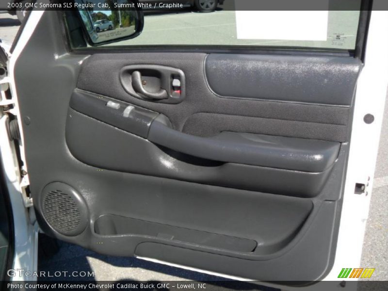Summit White / Graphite 2003 GMC Sonoma SLS Regular Cab