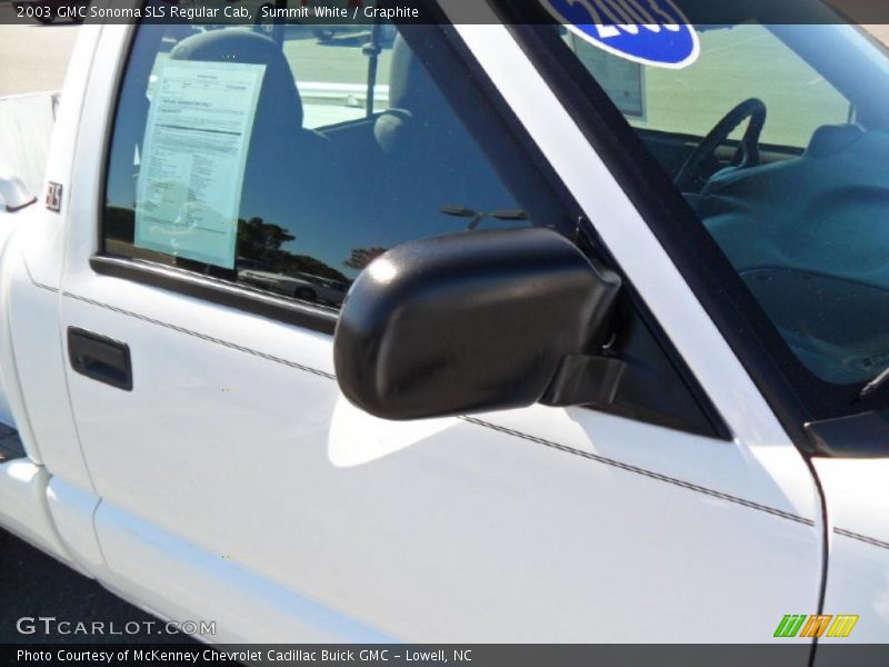 Summit White / Graphite 2003 GMC Sonoma SLS Regular Cab