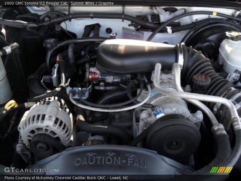  2003 Sonoma SLS Regular Cab Engine - 4.3 Liter OHV 12V Vortec V6