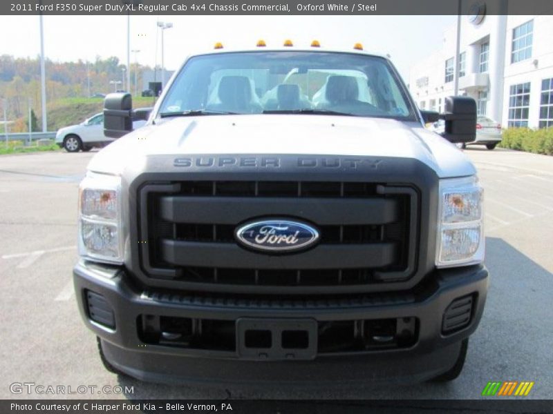 Oxford White / Steel 2011 Ford F350 Super Duty XL Regular Cab 4x4 Chassis Commercial