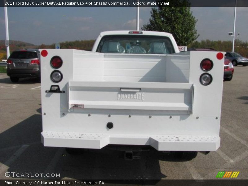 Oxford White / Steel 2011 Ford F350 Super Duty XL Regular Cab 4x4 Chassis Commercial