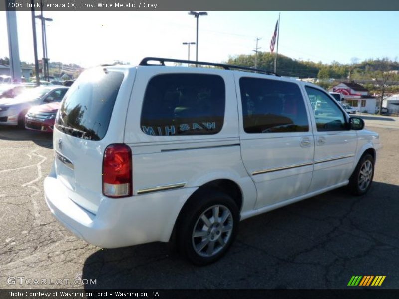 Frost White Metallic / Gray 2005 Buick Terraza CX