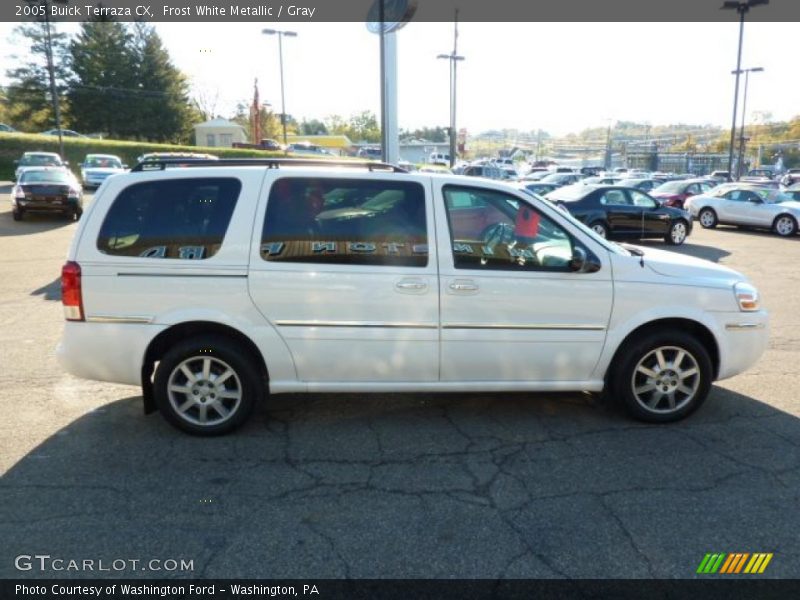 Frost White Metallic / Gray 2005 Buick Terraza CX