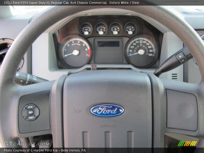  2011 F350 Super Duty XL Regular Cab 4x4 Chassis Commercial Steering Wheel