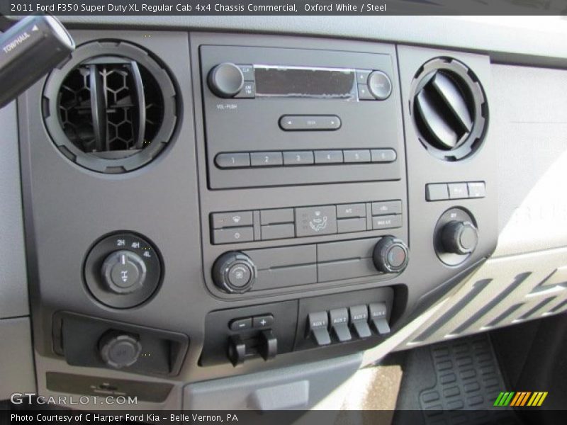 Controls of 2011 F350 Super Duty XL Regular Cab 4x4 Chassis Commercial