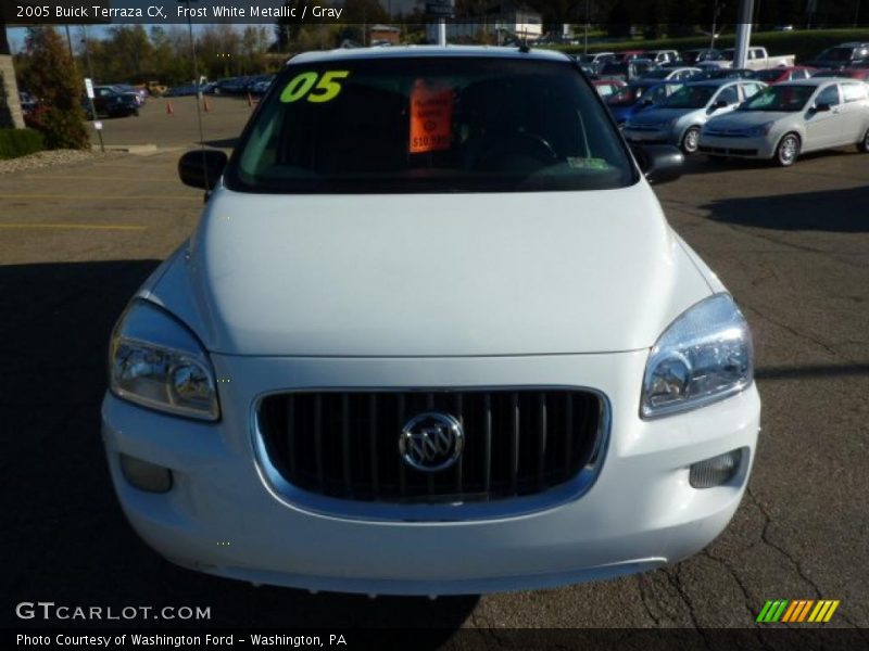 Frost White Metallic / Gray 2005 Buick Terraza CX