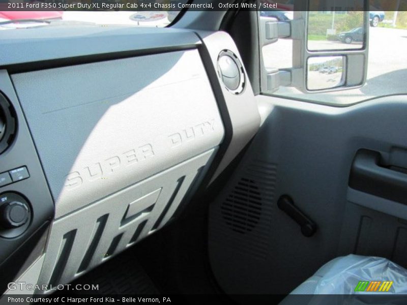 Oxford White / Steel 2011 Ford F350 Super Duty XL Regular Cab 4x4 Chassis Commercial