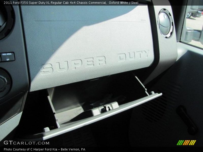 Oxford White / Steel 2011 Ford F350 Super Duty XL Regular Cab 4x4 Chassis Commercial