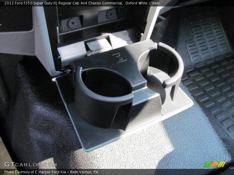 Oxford White / Steel 2011 Ford F350 Super Duty XL Regular Cab 4x4 Chassis Commercial