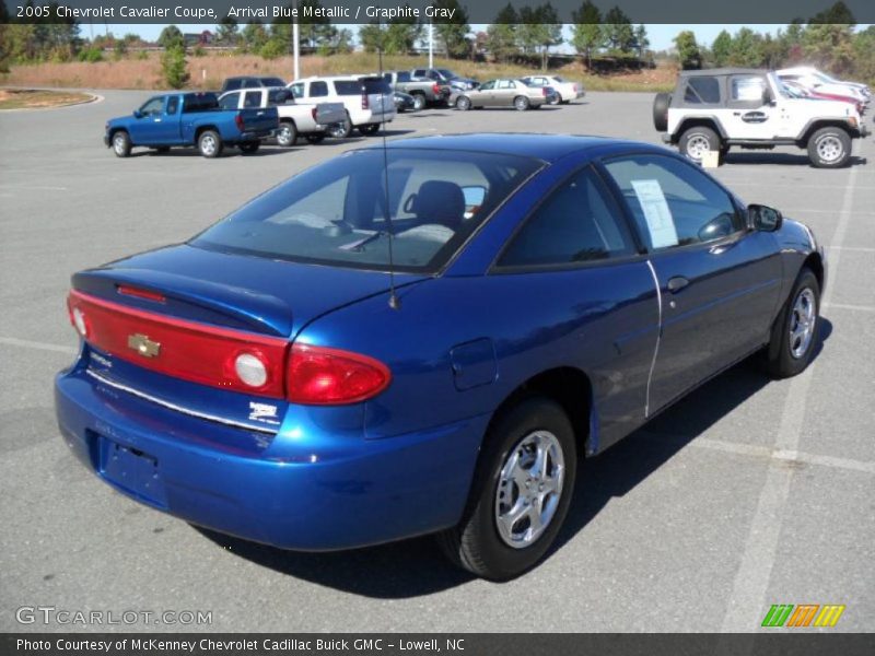 Arrival Blue Metallic / Graphite Gray 2005 Chevrolet Cavalier Coupe