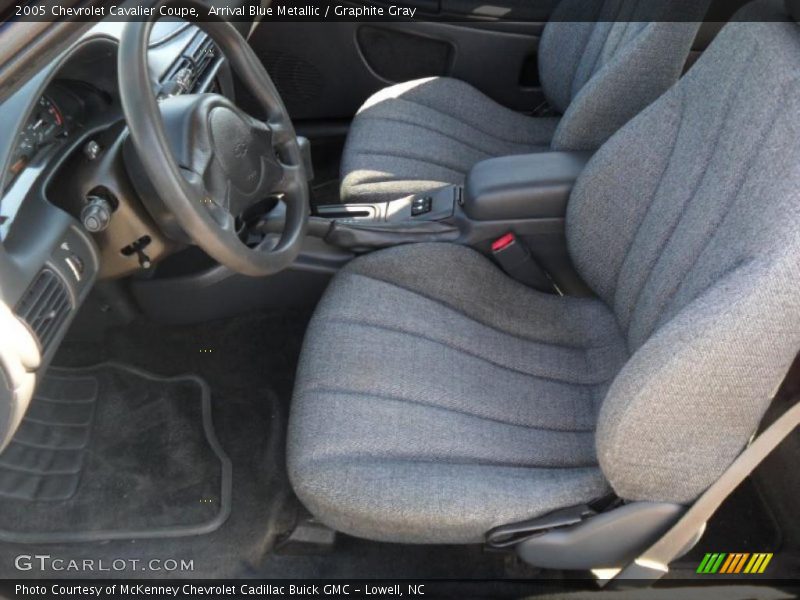 Arrival Blue Metallic / Graphite Gray 2005 Chevrolet Cavalier Coupe