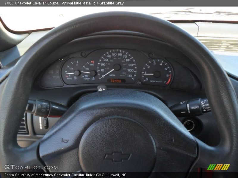 Arrival Blue Metallic / Graphite Gray 2005 Chevrolet Cavalier Coupe
