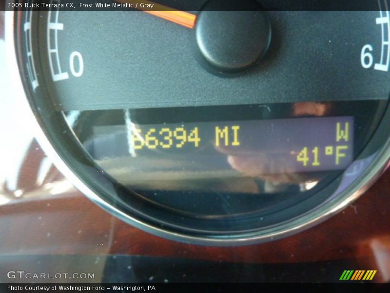 Frost White Metallic / Gray 2005 Buick Terraza CX