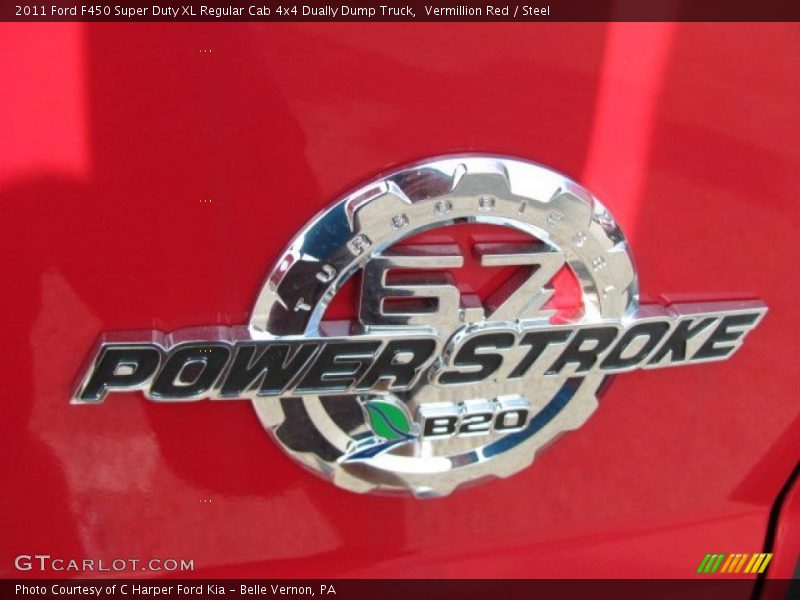  2011 F450 Super Duty XL Regular Cab 4x4 Dually Dump Truck Logo