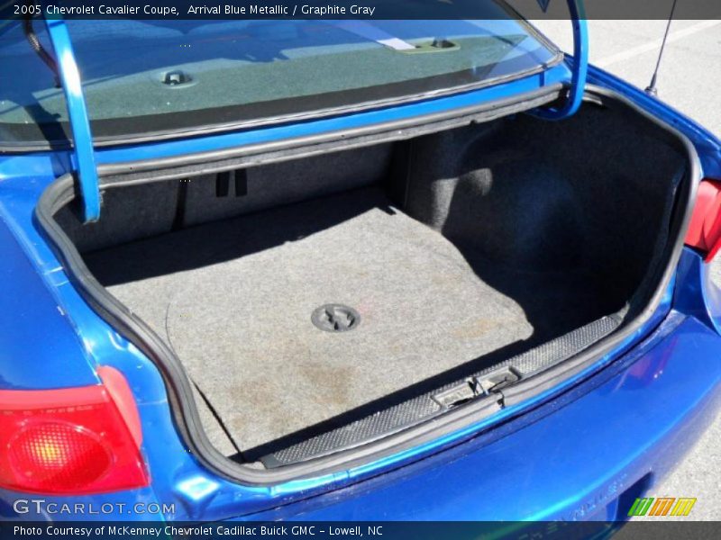Arrival Blue Metallic / Graphite Gray 2005 Chevrolet Cavalier Coupe