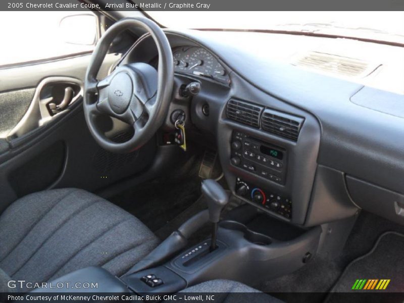 Arrival Blue Metallic / Graphite Gray 2005 Chevrolet Cavalier Coupe