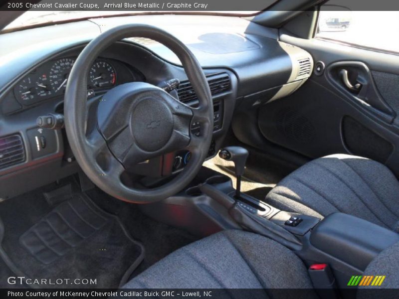 Arrival Blue Metallic / Graphite Gray 2005 Chevrolet Cavalier Coupe
