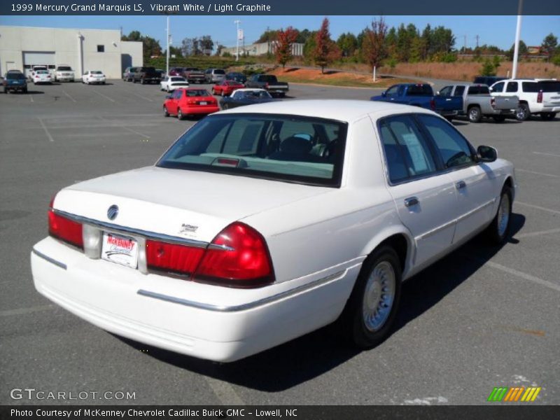 Vibrant White / Light Graphite 1999 Mercury Grand Marquis LS