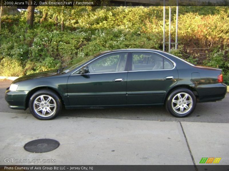 Dark Emerald Pearl / Parchment 2000 Acura TL 3.2