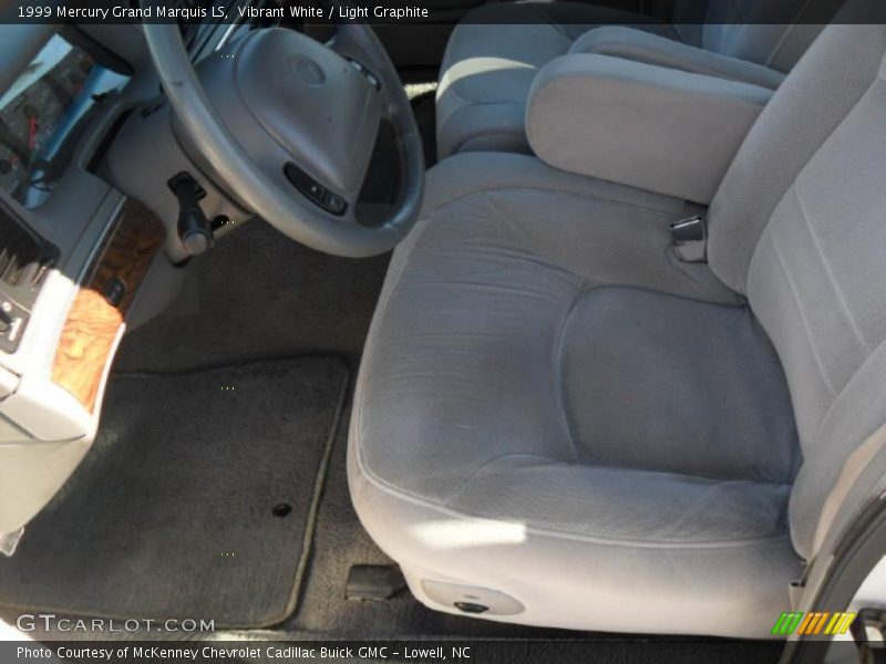 Vibrant White / Light Graphite 1999 Mercury Grand Marquis LS