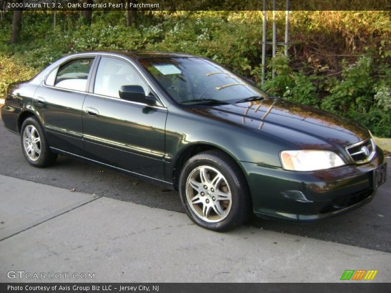 Dark Emerald Pearl / Parchment 2000 Acura TL 3.2