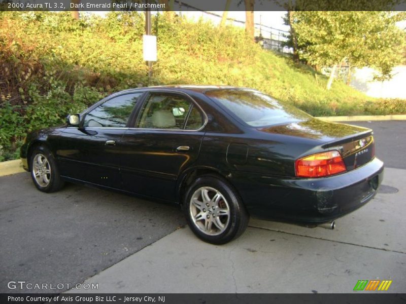 Dark Emerald Pearl / Parchment 2000 Acura TL 3.2