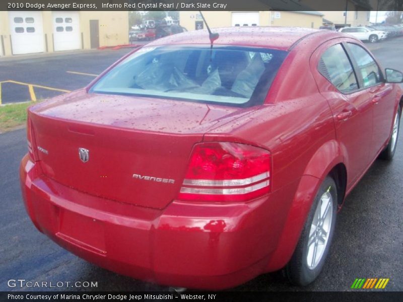 Inferno Red Crystal Pearl / Dark Slate Gray 2010 Dodge Avenger Express