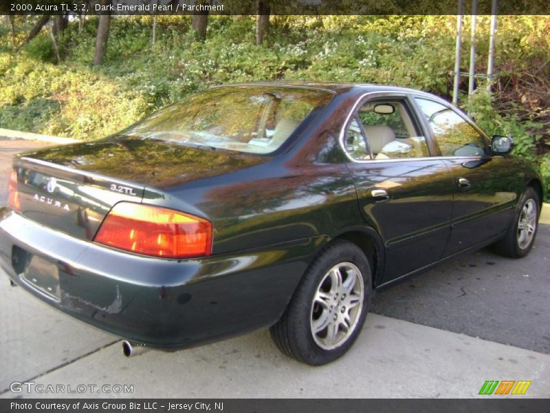 Dark Emerald Pearl / Parchment 2000 Acura TL 3.2