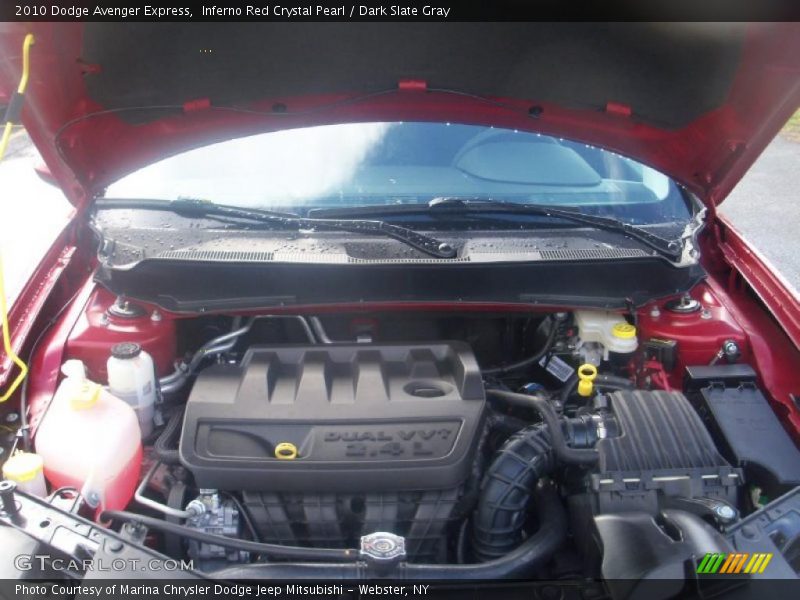 Inferno Red Crystal Pearl / Dark Slate Gray 2010 Dodge Avenger Express