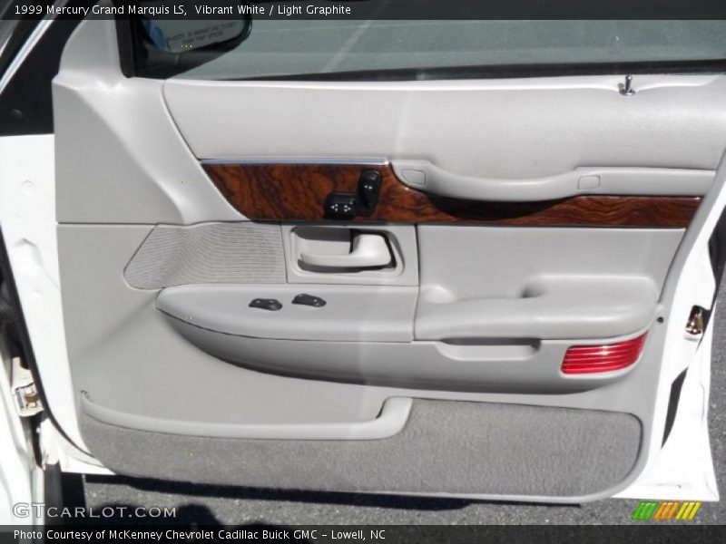 Vibrant White / Light Graphite 1999 Mercury Grand Marquis LS