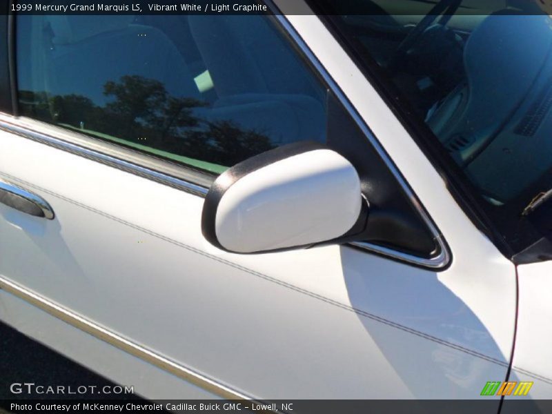 Vibrant White / Light Graphite 1999 Mercury Grand Marquis LS
