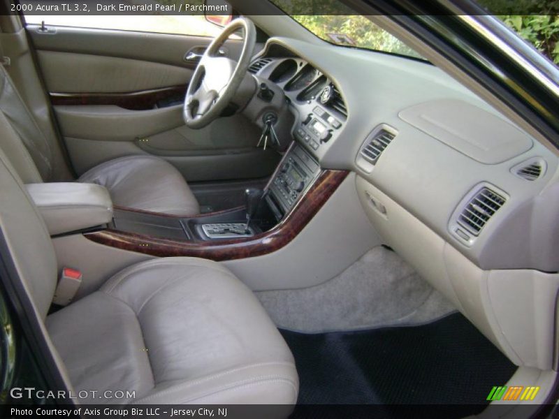 Dark Emerald Pearl / Parchment 2000 Acura TL 3.2