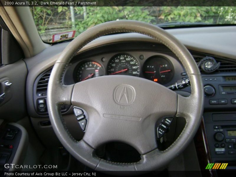 Dark Emerald Pearl / Parchment 2000 Acura TL 3.2