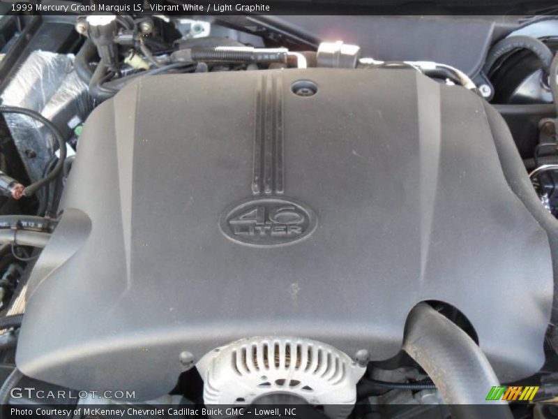 Vibrant White / Light Graphite 1999 Mercury Grand Marquis LS