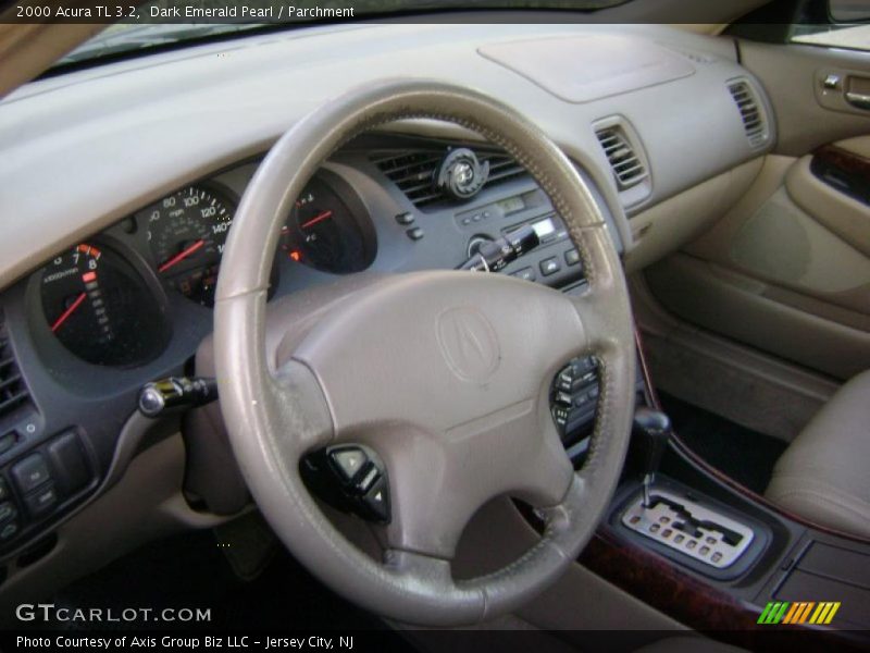 Dark Emerald Pearl / Parchment 2000 Acura TL 3.2