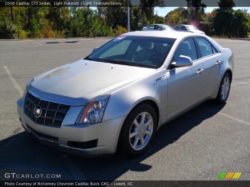 Light Platinum / Light Titanium/Ebony 2008 Cadillac CTS Sedan
