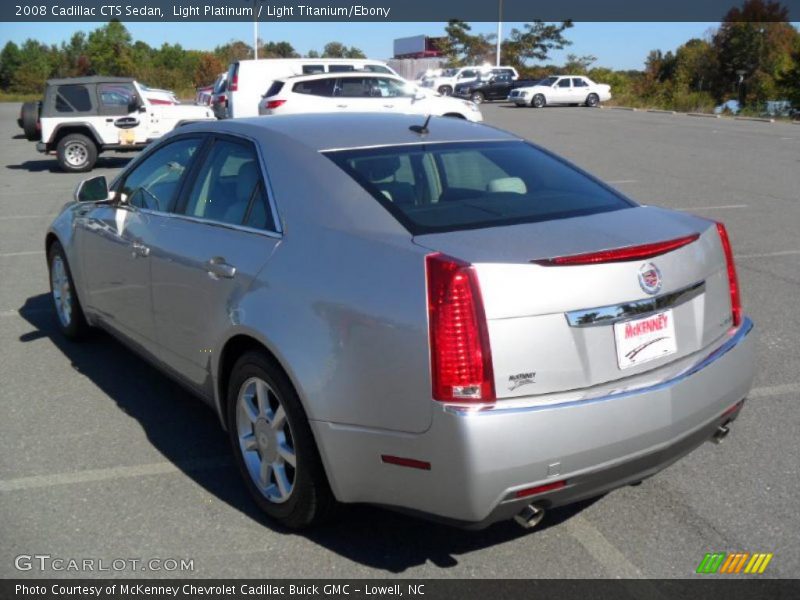 Light Platinum / Light Titanium/Ebony 2008 Cadillac CTS Sedan