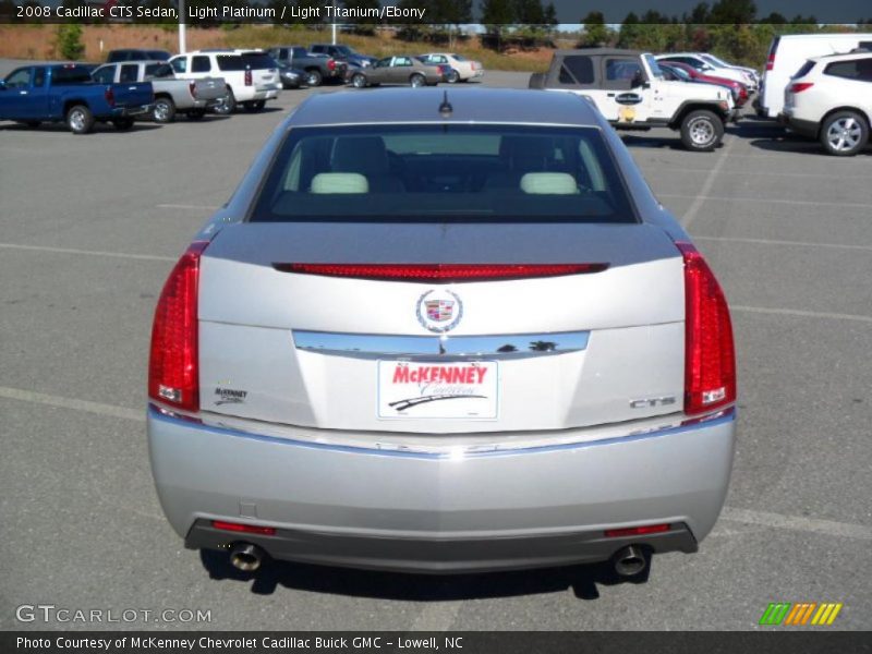 Light Platinum / Light Titanium/Ebony 2008 Cadillac CTS Sedan