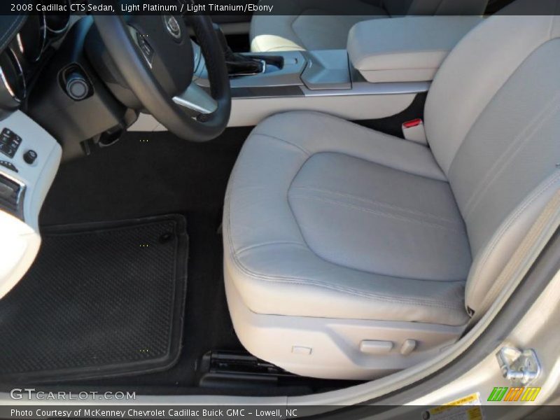 Light Platinum / Light Titanium/Ebony 2008 Cadillac CTS Sedan