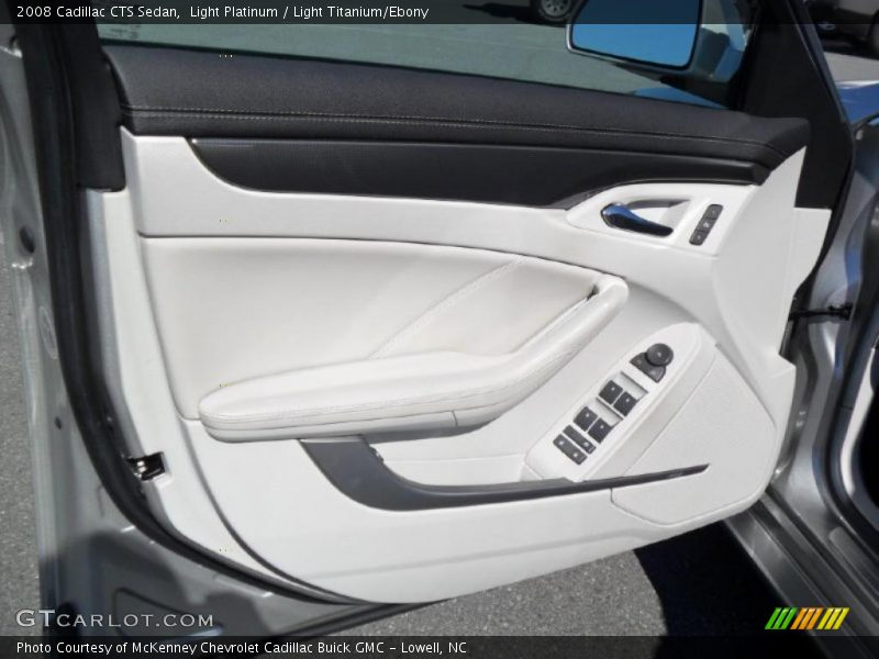 Light Platinum / Light Titanium/Ebony 2008 Cadillac CTS Sedan