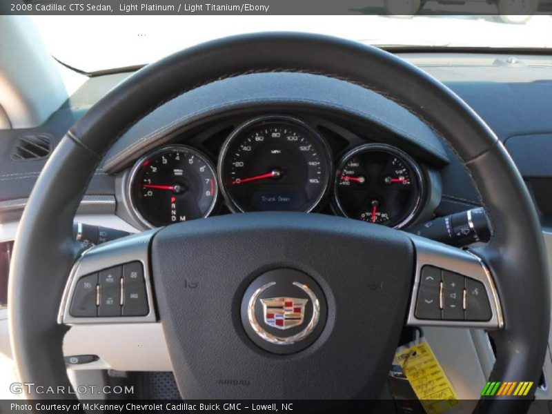 Light Platinum / Light Titanium/Ebony 2008 Cadillac CTS Sedan