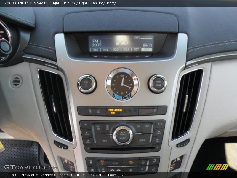 Light Platinum / Light Titanium/Ebony 2008 Cadillac CTS Sedan