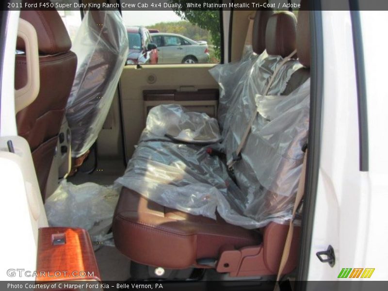  2011 F450 Super Duty King Ranch Crew Cab 4x4 Dually Adobe Interior