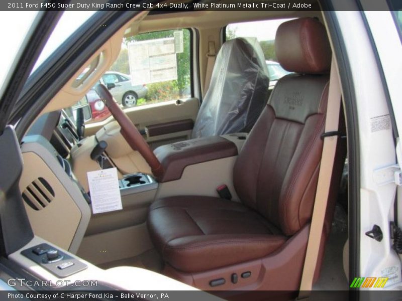 Adobe Interior - 2011 F450 Super Duty King Ranch Crew Cab 4x4 Dually 
