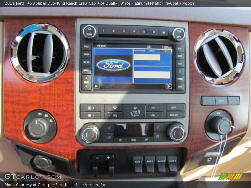 Controls of 2011 F450 Super Duty King Ranch Crew Cab 4x4 Dually