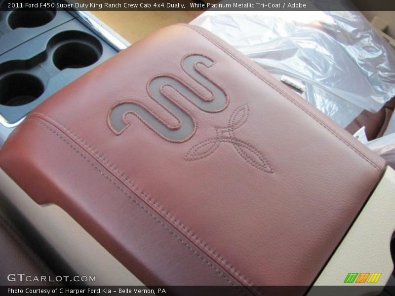  2011 F450 Super Duty King Ranch Crew Cab 4x4 Dually Adobe Interior