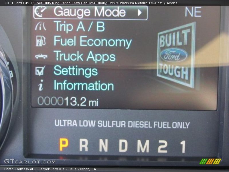  2011 F450 Super Duty King Ranch Crew Cab 4x4 Dually King Ranch Crew Cab 4x4 Dually Gauges