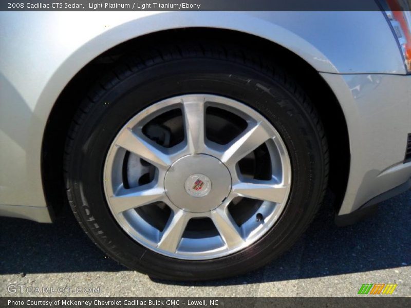 Light Platinum / Light Titanium/Ebony 2008 Cadillac CTS Sedan