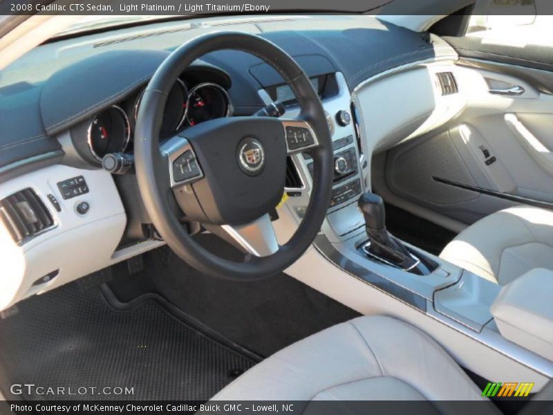 Light Platinum / Light Titanium/Ebony 2008 Cadillac CTS Sedan