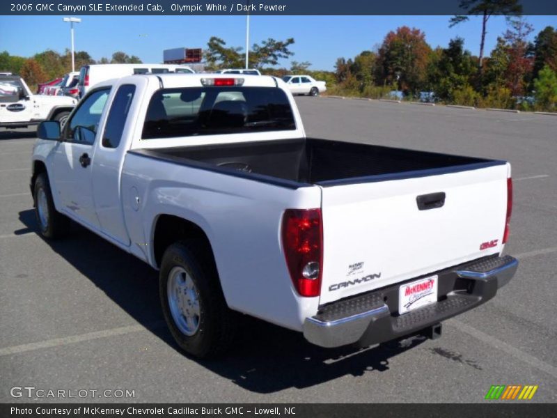 Olympic White / Dark Pewter 2006 GMC Canyon SLE Extended Cab